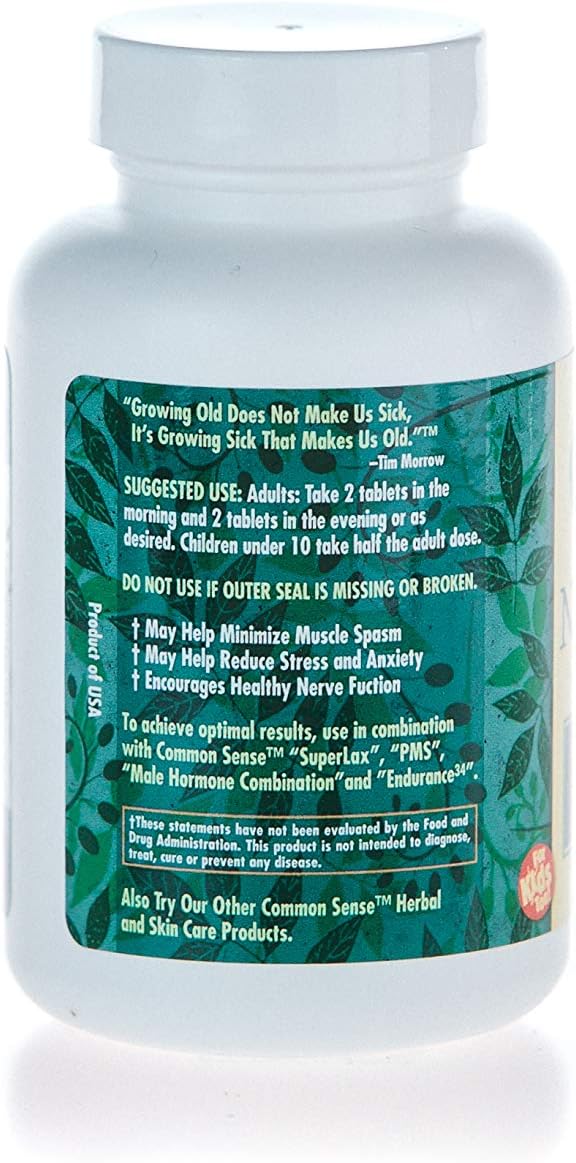 Common Sense Herbal Products Nerve Control (270): Central Nervous System Support