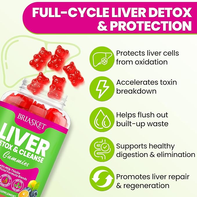 Liver Cleanse Detox &amp Repair Gummies-13P