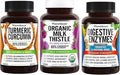 FarmHaven Turmeric Curcumin and Digestive Enzymes and Milk Thistle
