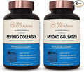 Live Conscious Beyond Collagen Multi Collagen Capsules - Types I II III V &amp X | Hydrolyzed Blend with Biotin &amp Vitamin C for Hair Skin Nails 90 Capsules (2-Pack)