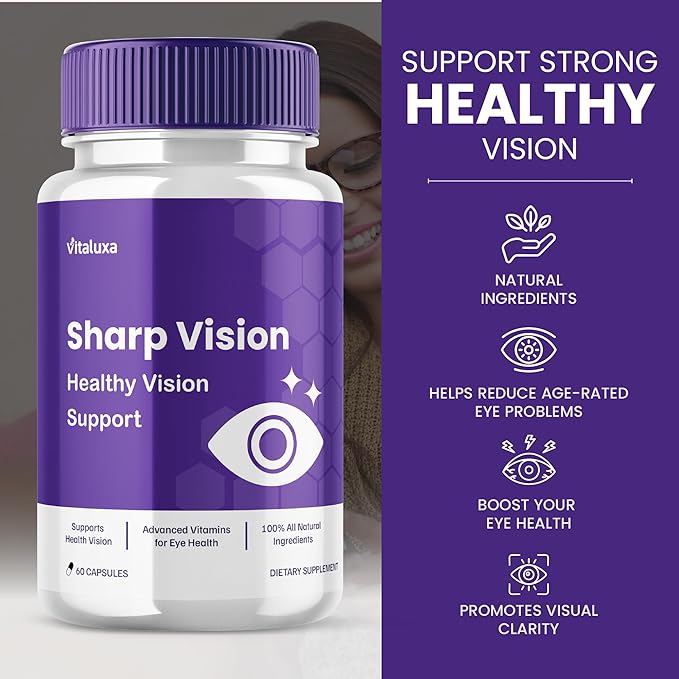 (5 Pack) Sharp Vision Eye Supplement Sharpe Vision Capsules for Advanced Healthy Eyesight Retina Support Formula SharpVision Pills Clear Eyes Sharper Vision Improvement Vitamins Formula (300 Ct)
