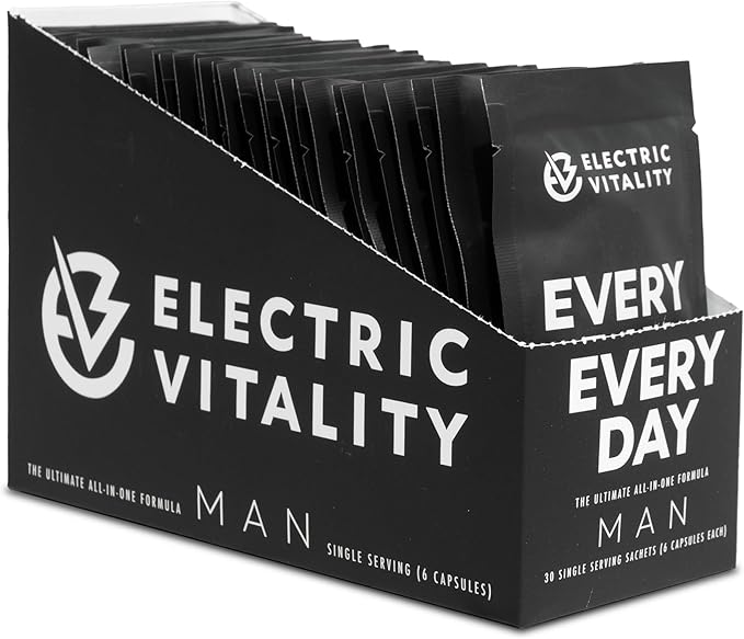 Multivitamins for Men - All in One Pack for Energy and Focus Mens Vitamins for Mental Performance and Health Packed with Tongkat Ali Shilijit Vitamin C B3 B1 A B12 30 Pk