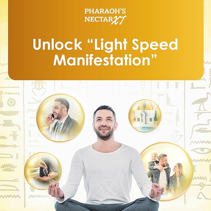 Ultra-Pure 99.9% Liquid Gold - 24K Monoatomic Gold Ormus - Third Eye Awakening Pineal Gland Decalcification Awaken DNA Unlock Light Speed Manifestation - Pharaoh's Nectar XT 3 Pack