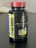 CHIA Seed - Omega 3 Fatty acids Capsules Immune System Booster for Adults chia Seeds Energy White chia Seeds Organic USA - 1 Bottle 60 Softgels