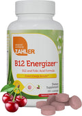 Zahler Energizer Vitamin B12-5000 mcg Vitamin B12 - Natural Cherry Flavor Dissolvable Lozenges - Kosher Gluten Free Non-GMO B12 Vitamins 5000 mcg Energy Boost Made in USA (180 Count)
