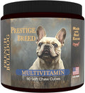 Multivitamins Balanced Nutrition for Your French Bulldog 90 Count Made in The USA with Real Bacon