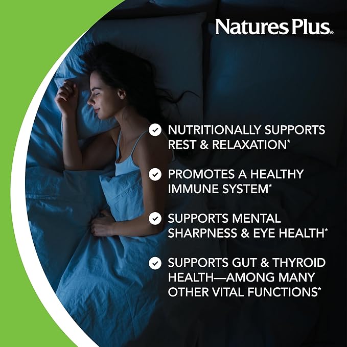 NaturesPlus Melatonin Spray Natural Peppermint Flavor - 2 fl oz - with Vitamin B6 &amp E - Vegetarian Gluten Free - 80 Servings