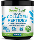Collagen Peptides Powder Unflavored - Hydrolyzed Collagen Protein Powder Type 1 2 &amp 3 - Grass Fed Keto Collagen Powder for Women &amp Men - Vital Hair Skin Nails Joints Recovery 11g Per Ser