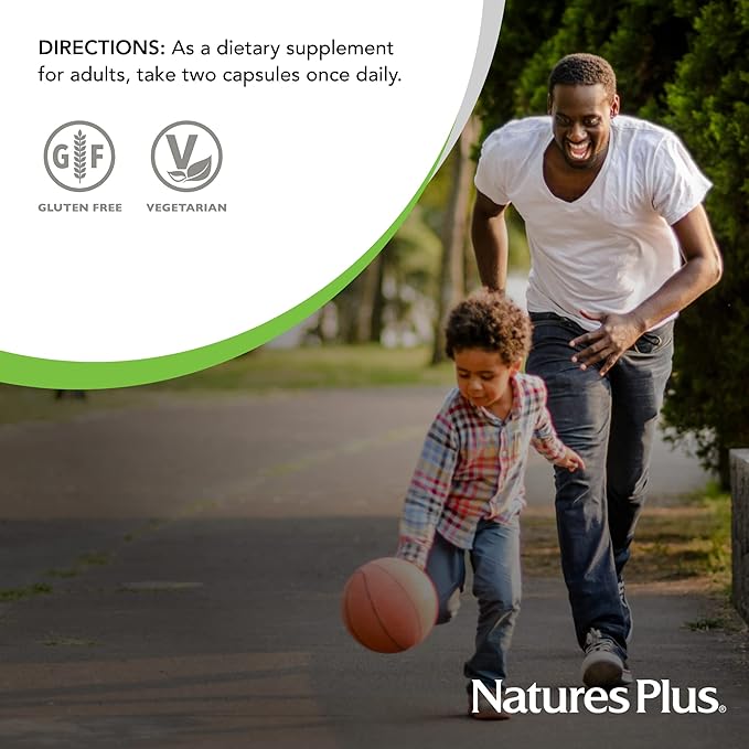 NaturesPlus AgeLoss Eye Support - 60 Capsules - with Lutein Astaxanthin &amp Zeaxanthin - Vegetarian Gluten Free - 30 Servings