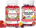 Lunakai USA Made Ashwagandha KSM-66 &amp Shilajit Advanced Gummies Bundle – Mood Balance &amp Adaptogen Support – 60 Non-GMO Gummies Each