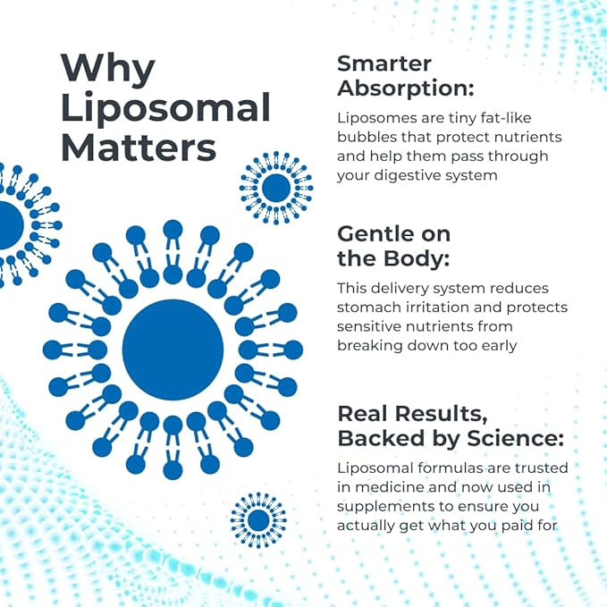 Liposomal Iron | 60 Capsules | Maximum Absorption | Vegan &amp Gluten-Free