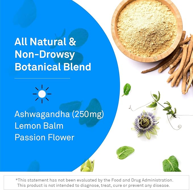 Neuroscience Alpha GABA Supplements - Mood Support Capsules with GABA &amp L-Theanine - Calming Supplements for Adults for Day or Night Anxiousness (90 ct)