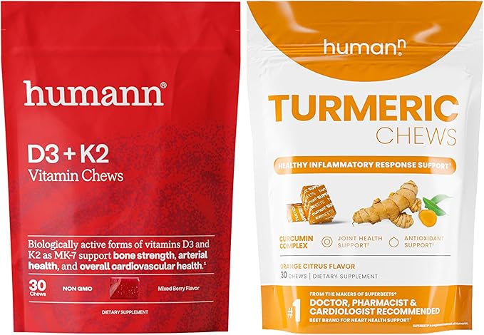 Humann D3 + K2 &amp Turmeric Chews