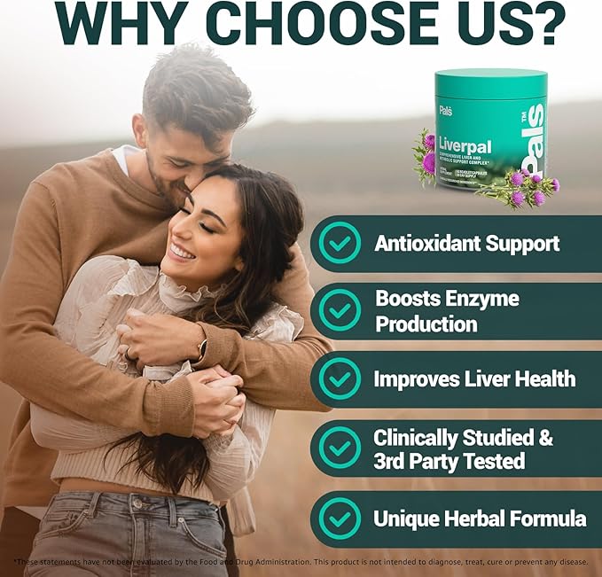 Liver Cleanse Detox &amp Repair Vitamins with Artichoke &amp Silymarin 1000mg Liverpal Comprehensive Milk Thistle Liver Support Supplement for Optimal Health Digestion &amp Immunity Vegan Capsul
