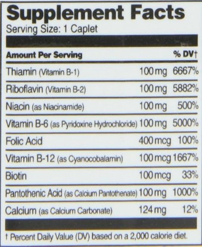21st Century Vitamin B-100 Complex 60 Count (6 Pack)