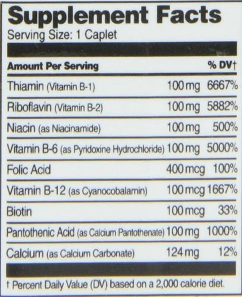 21st Century Vitamin B-100 Complex 60 Count (6 Pack)