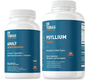 Dr. Tobias Adult Multivitamin &amp Psyllium Daily Supports Energy Immunity &amp Healthy Bowel Movements with 42 Fruits &amp Vegatables Psllium Husk Bentonite Clay Flaxseed &amp Natural Ingredi