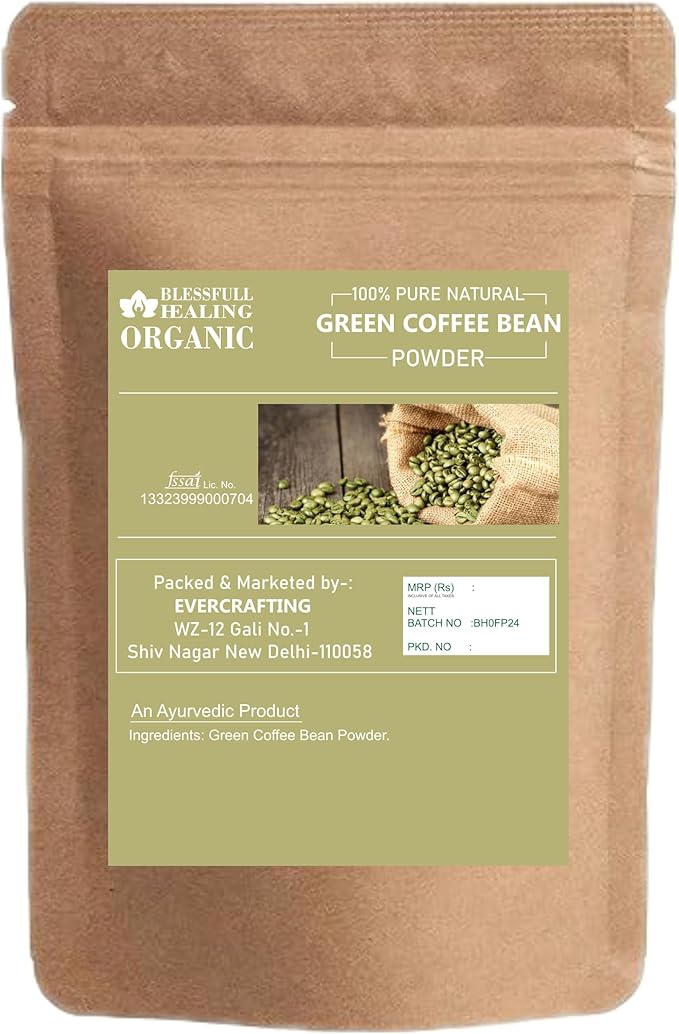 Organic Green Coffee Bean Powder 100% Pure Natural 200 Gram / 7.05 oz