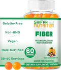 SHIFAA NUTRITION Halal &amp Gluten Free Fiber Gummies for Kids &amp Adults | 4g 30-60 Servings | 60 Gummies | Improves Digestive Health Immunity &amp Gut Health | Vegan Prebiotic | Non-GMO Gelat