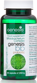 Genesis Bifidobacterium Complex BB Probiotic May Support Gut Helth Digestion Immune System 240 Mg per Capsule 90 caps