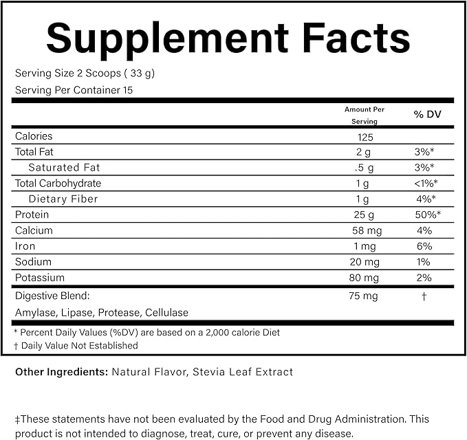 PURE® Vegan Protein Powder - 25g Plant Based Protein 15 Servings - Pea &amp Mung Bean Blend with Digestive Enzymes - Dairy-Free - Muscle Recovery &amp Appetite Control - Strawberry 495 Grams