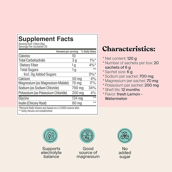 SAVVY Bone Broth Power Vanilla Protein Powder 22g Protein 12g Collagen &amp Recharge Electrolyte Powder Sugar Free Hydration Drink Sodium Magnesium Potassium (Variety (Lemon + Watermelon))