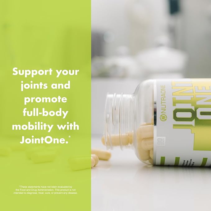 JointOne Joint Support by NutraOne - Joint Supplement for Women and Men to Help Maintain Joint Health with Collagen Glucosamine and Turmeric* (90 Capsules)