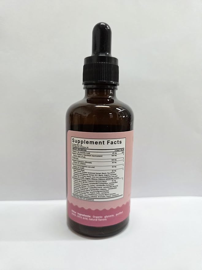 Cranberry Extract Liquid Probiotic with UVA Ursi Tincture D Mannose Liquid - 60ml
