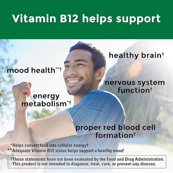 Nature Made Vitamin B-12 1000 mcg Timed Release Tablets 160 ea (Pack of 3)