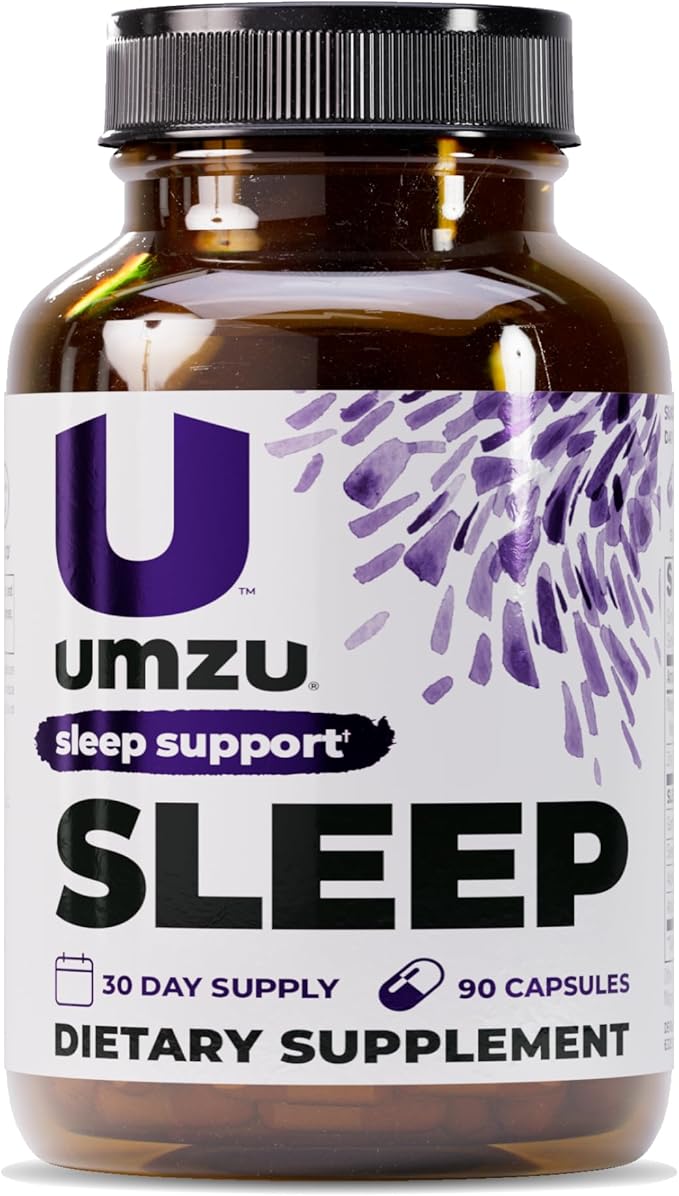UMZU Sleep Magnesium Glycinate Supplement (30 Day Supply) – with GABA L-Theanine Zinc &amp Herbal Extracts – Magnesium Glycinate for Sleep Relaxation Calm Mood &amp L-Theanine Nightly Wellness Supp