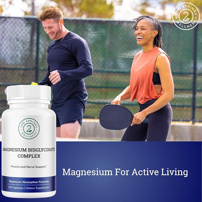 Magnesium Bisglycinate + Vitamin D3 K2 Complex Bundle | Bone Strength Muscle Relaxation Calcium Support Immunity Heart Health &amp Daily Wellness