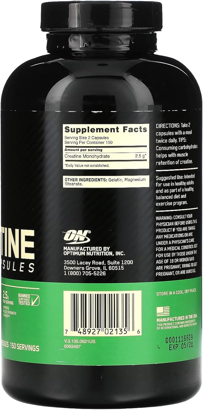 Optimum Nutrition CREATINE 2500 300 CAPS