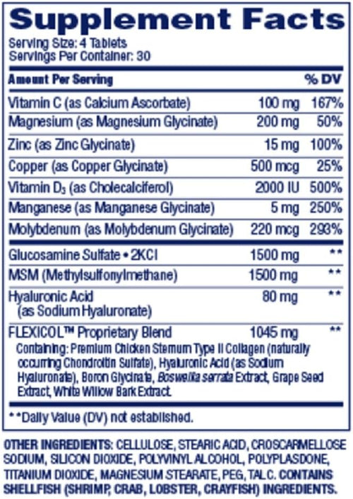 21st Century Arthri-Flex Glucosamine &amp Chondroitin MSM Advantage Tablets 120 Count (2 Pack)