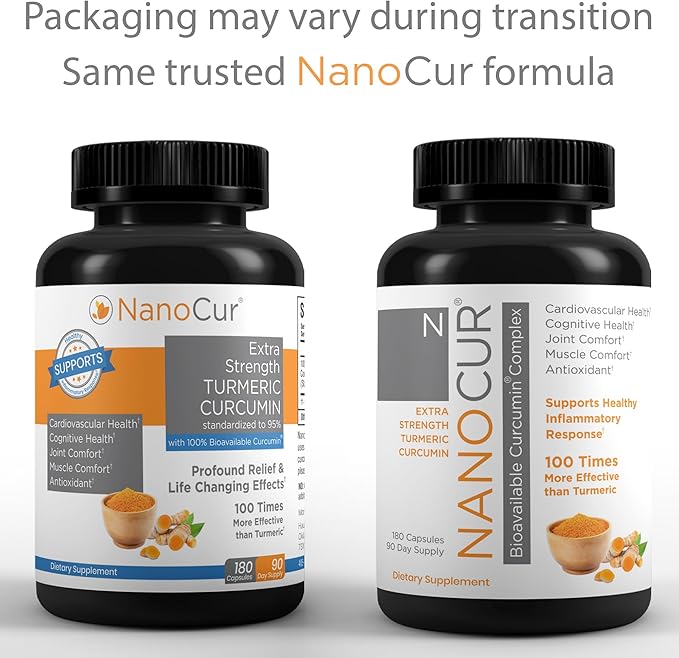 Turmeric Curcumin - 100x More Active Than Turmeric 170% More Active Than Curcumin + Black Pepper Extract. Joint Support Relief and Energy You’ll Feel. Organic Curcumin/Plant-Based Carrier.