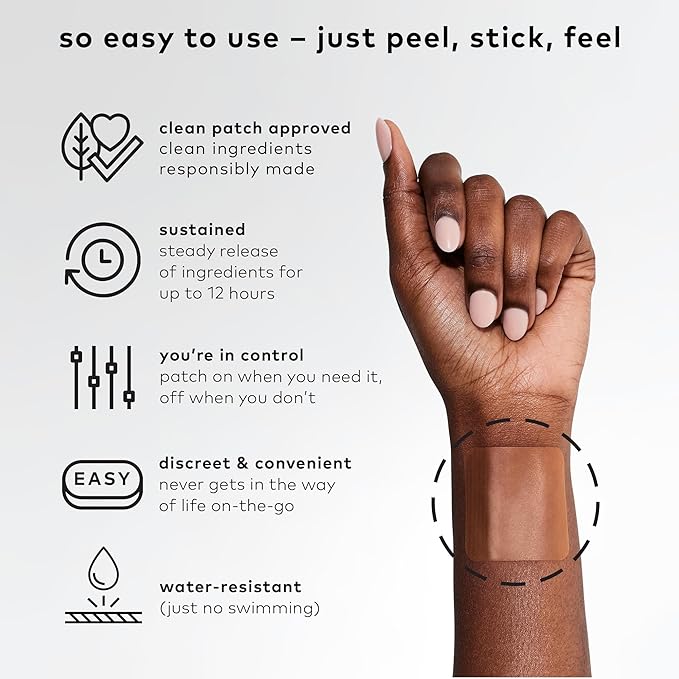 The Good Patch B12 Awake Patch Natural Patch with Caffeine B12 and Green Tea Extract Plant Powered Wearable Wellness Helps to Promote Energy (24 Total Patches)