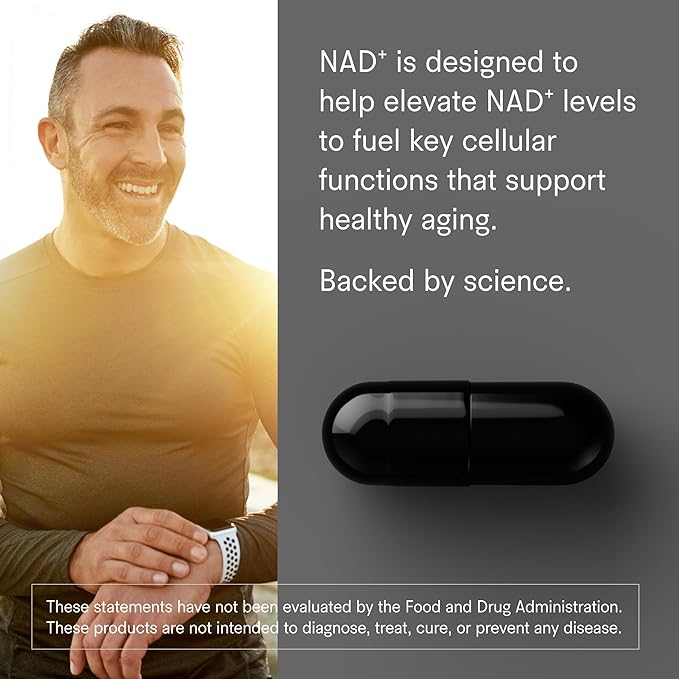 Tally Health NAD+ Supplement – 1000mg Niacinamide | Boosts Cellular Energy Metabolism &amp Longevity | Supports Healthy Aging Skin Hydration &amp Brain Function | Vegan Non-GMO Gluten-Free | 60
