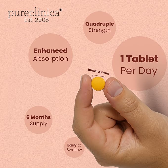1100mg Turmeric and Curcumin x 180 Tablets - 6 Months Supply - w/95% Curcumin &amp 5mg Black Pepper Extract