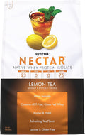 Syntrax Nutrition Nectar 100% Whey Protein Isolate Powder Refreshing Fruit Flavor Lemon Tea 2 lbs
