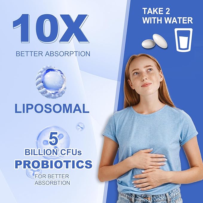 Berberine Supplement 1500mg + Liposomal Calcium AKG Supplement 1500mg