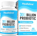 300 Billion CFUs Probiotics for Women &amp Men - 12 Strains + 3 Organic Prebiotics Probiotics for Digestive Health &amp Immune Gut Health &amp Bloating Gut Health for Women &amp Men - 60 Capsul