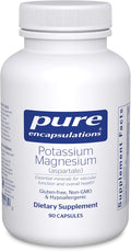 Pure Encapsulations Potassium Magnesium (Aspartate) | Supplement to Support Heart Muscular Bone and Nerve Health* | 90 Capsules