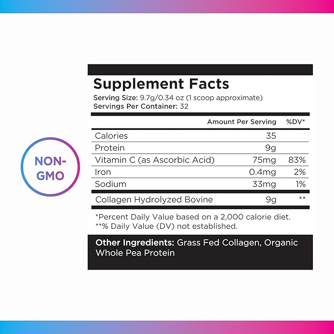 Livingood Daily Unflavored Collagen Powder for Women &amp Men Hydrolyzed Collagen Peptides Powder with Vitamin C Protein with 20 Amino Acids Type I &amp III Grass Fed Keto Paleo Gluten Free