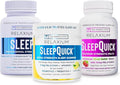 Relaxium Sleep | 60 Capsule+ Sleep Quick Melts + Gummies (Family Pack Sleep Bundle)
