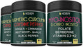 Bundle 2-Pack 60 Count 7in1 Turmeric Curcumin Supplement &amp 6in1 Myo-inositol &amp D-Chiro Inositol Supplement for Women 120 Count - Digestion Heart &amp Overall Health