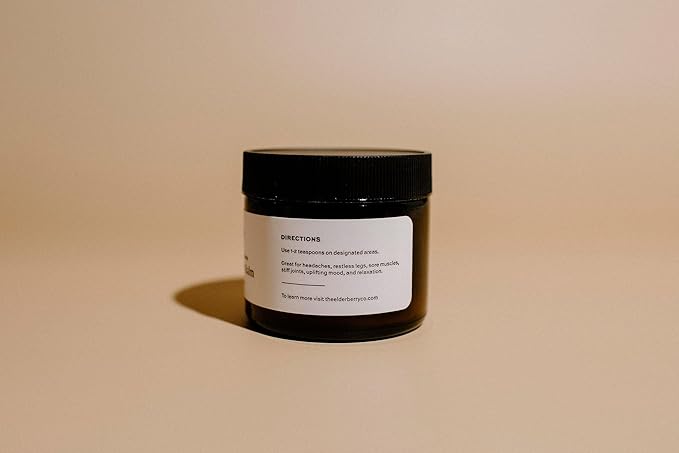 Magnesium Balm with Magnesium Chloride Organic Jojoba Oil Organic Shea Butter Lavender Essential Oil and Organic Beeswax (2 oz)
