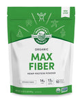 Manitoba Harvest Hemp Yeah Organic Max Fiber Protein Powder Unsweetened 32oz with 13g of Fiber 13g Protein and 2.5g Omegas 3&amp6 per Serving Keto-Friendly Preservative Free Packaging May Vary