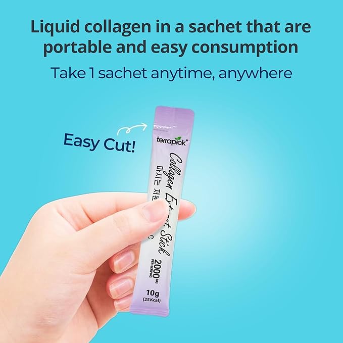 Collagen Extract Stick 10g X 30 ea. Pomegranate Concentrate Pineapple Concentrate Hyaluronic Acid Vitamin C Fish Collagen for Women and Men. All in one Inner Beauty.