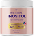 Myo-Inositol &amp D-Chiro Inositol Supplement for Women 4100mg (40:1 ratio) – 9-in-1 Hormonal &amp Metabolic Support with myoinositol. Inositol Powder Supplement for Hormone Balance and Ovarian Supp