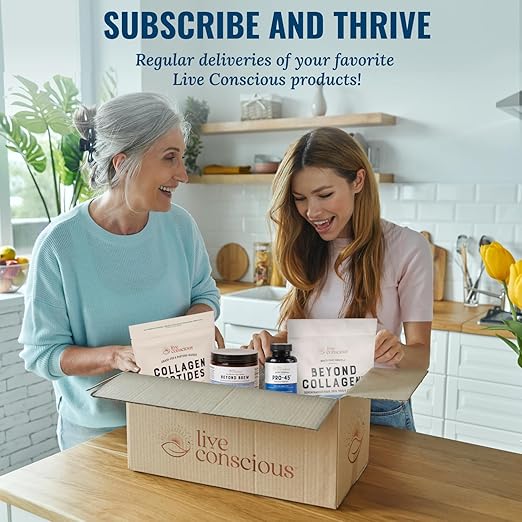 Live Conscious CurcuWell - Curcumin and Boswellia Blend | Maximum Strength Joint Body and Cognitive Support - 30 Day Supply