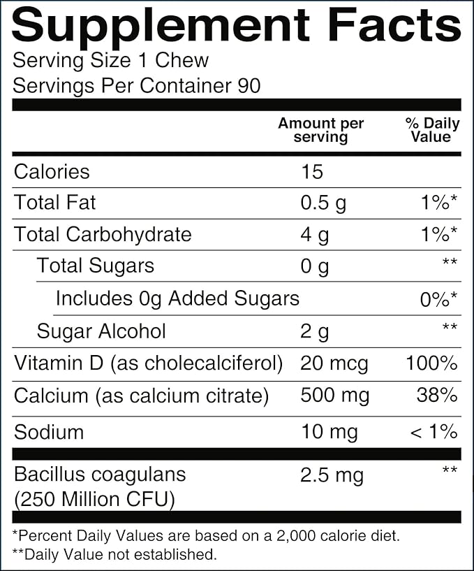 BariatricPal 30-Day Bariatric Vitamin Bundle (Multivitamin ONE 1 per Day! Capsule with 18mg Iron and Calcium Citrate Soft Chews 500mg with Probiotics - Blue Raspberry)